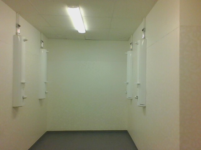 Foto från duschrummet.